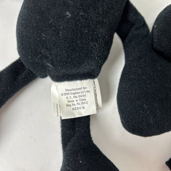 Vtg Dracula Witch Bean Bag Plush 1986 Graphics Intl Halloween Monster Doll Decor - Picture 6 of 8